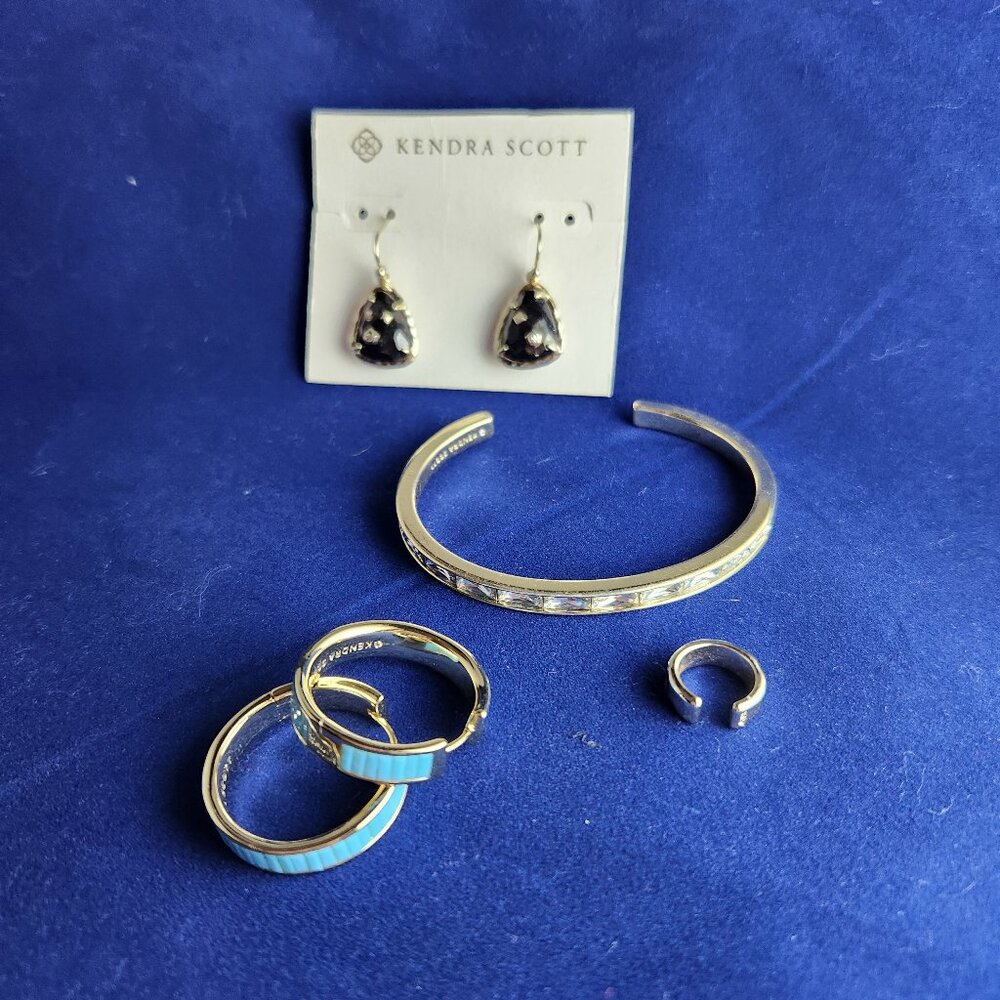 Kendra Scott jewelry bundle earrings bracelet ear cuff